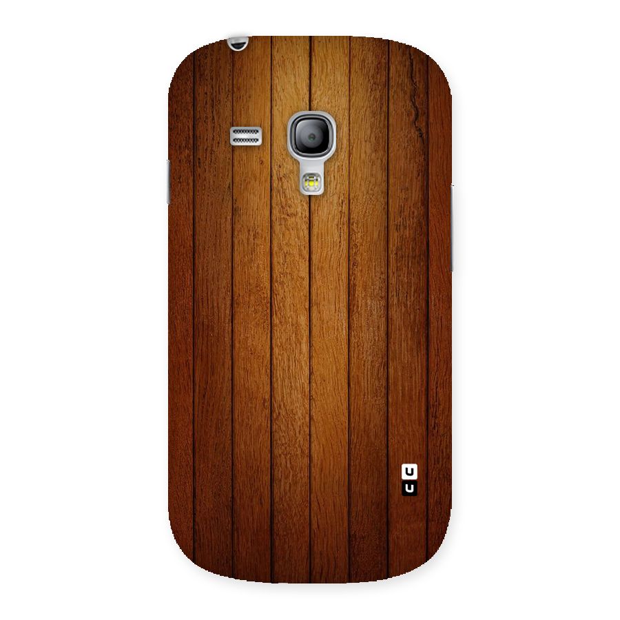 Brown Wood Design Back Case for Galaxy S3 Mini