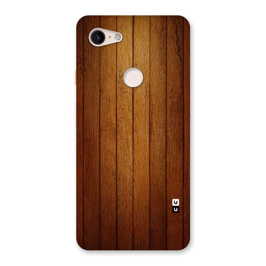 Brown Wood Design Back Case for Google Pixel 3 XL