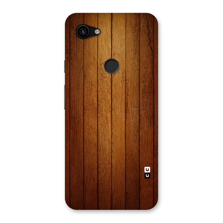 Brown Wood Design Back Case for Google Pixel 3a XL