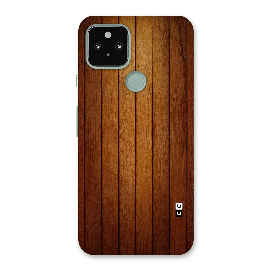 Brown Wood Design Back Case for Google Pixel 5