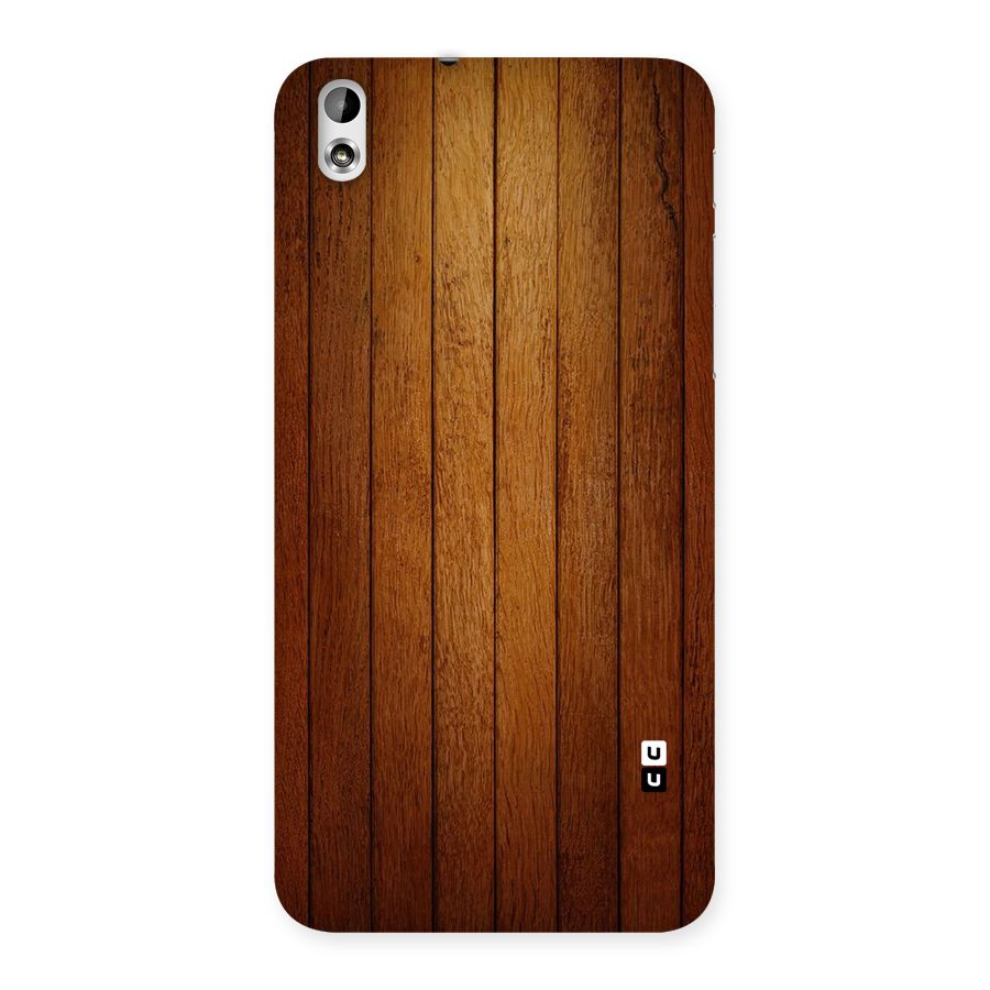 Brown Wood Design Back Case for HTC Desire 816g