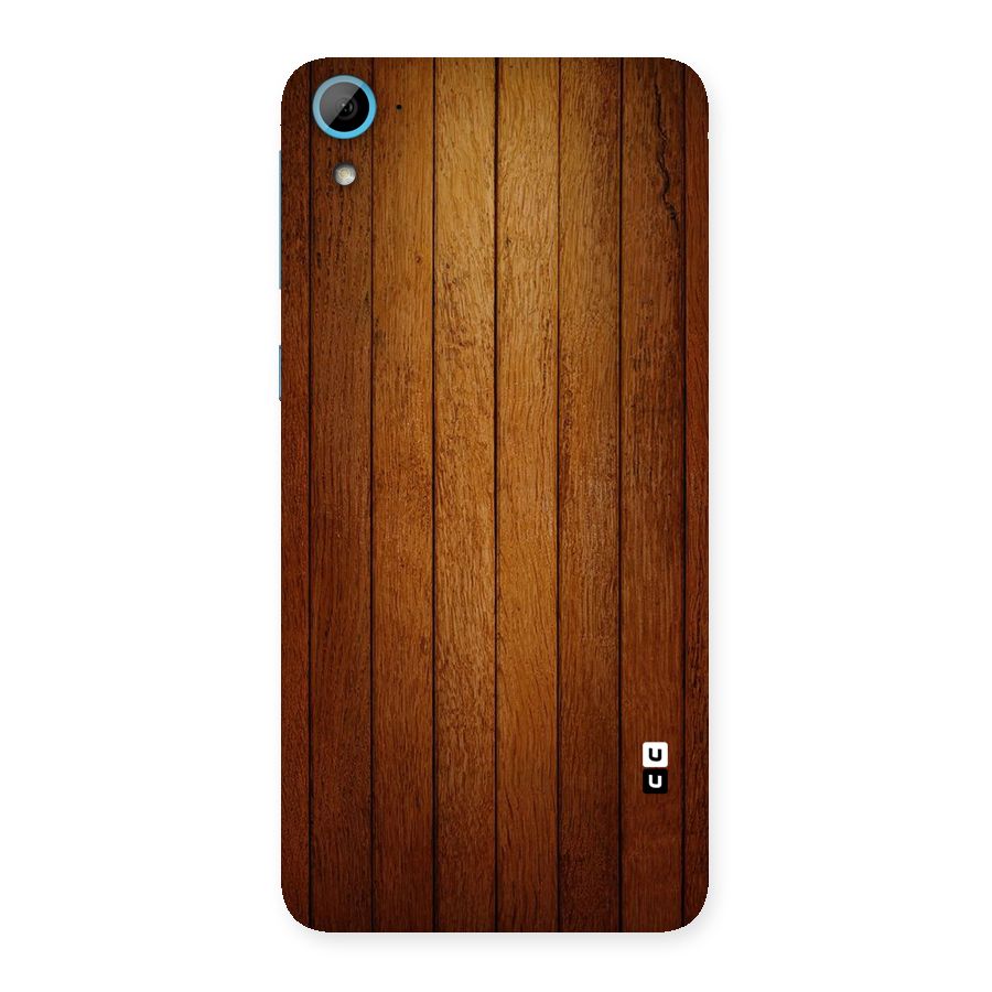 Brown Wood Design Back Case for HTC Desire 826