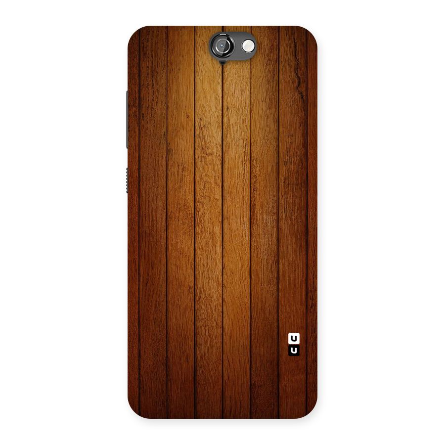 Brown Wood Design Back Case for HTC One A9