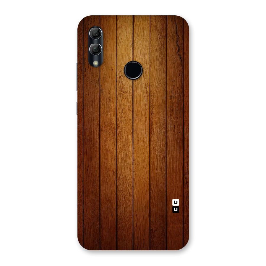 Brown Wood Design Back Case for Honor 10 Lite