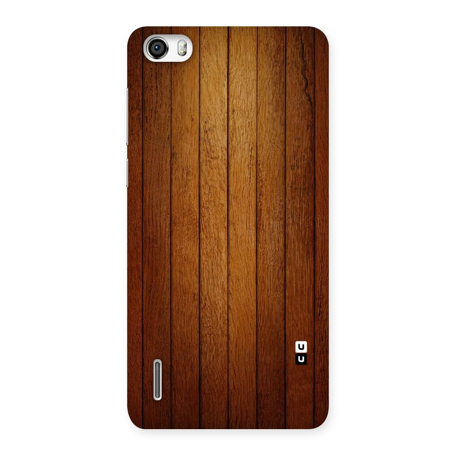 Brown Wood Design Back Case for Honor 6