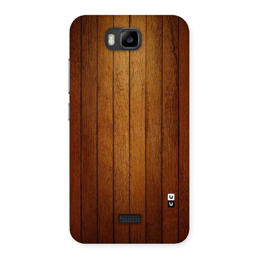 Brown Wood Design Back Case for Honor Bee
