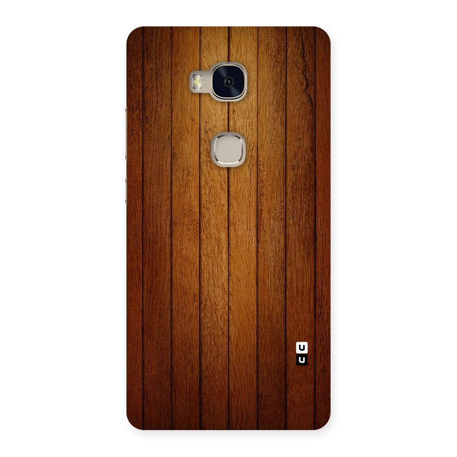 Brown Wood Design Back Case for Huawei Honor 5X