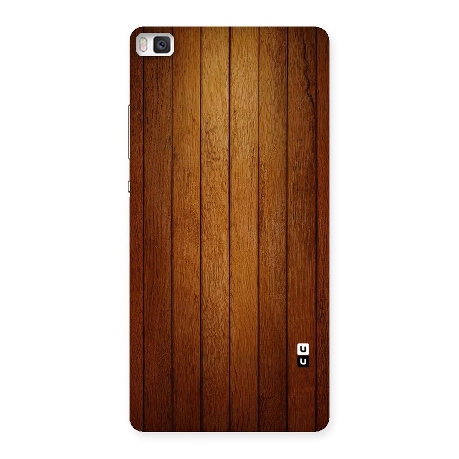 Brown Wood Design Back Case for Huawei P8