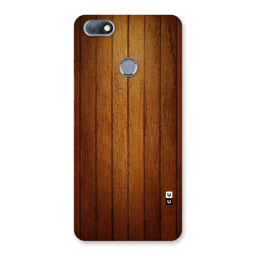 Brown Wood Design Back Case for Infinix Note 5