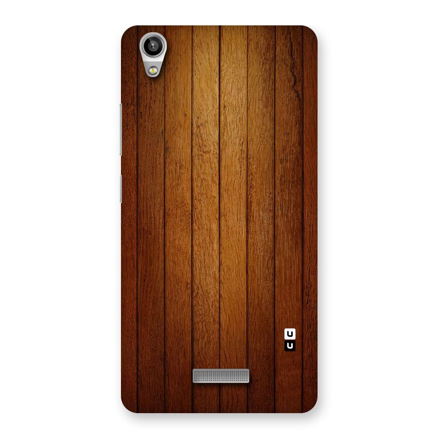 Brown Wood Design Back Case for Lava-Pixel-V1