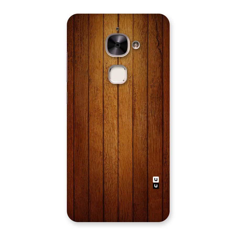 Brown Wood Design Back Case for Le 2