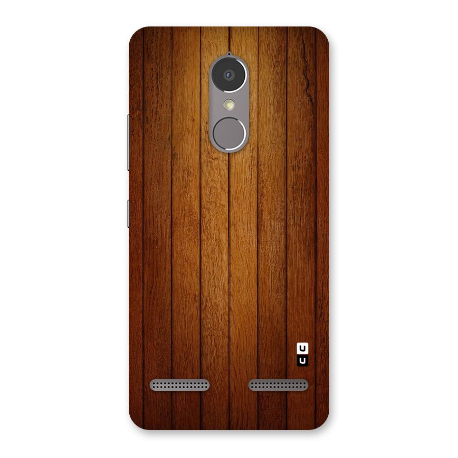 Brown Wood Design Back Case for Lenovo K6