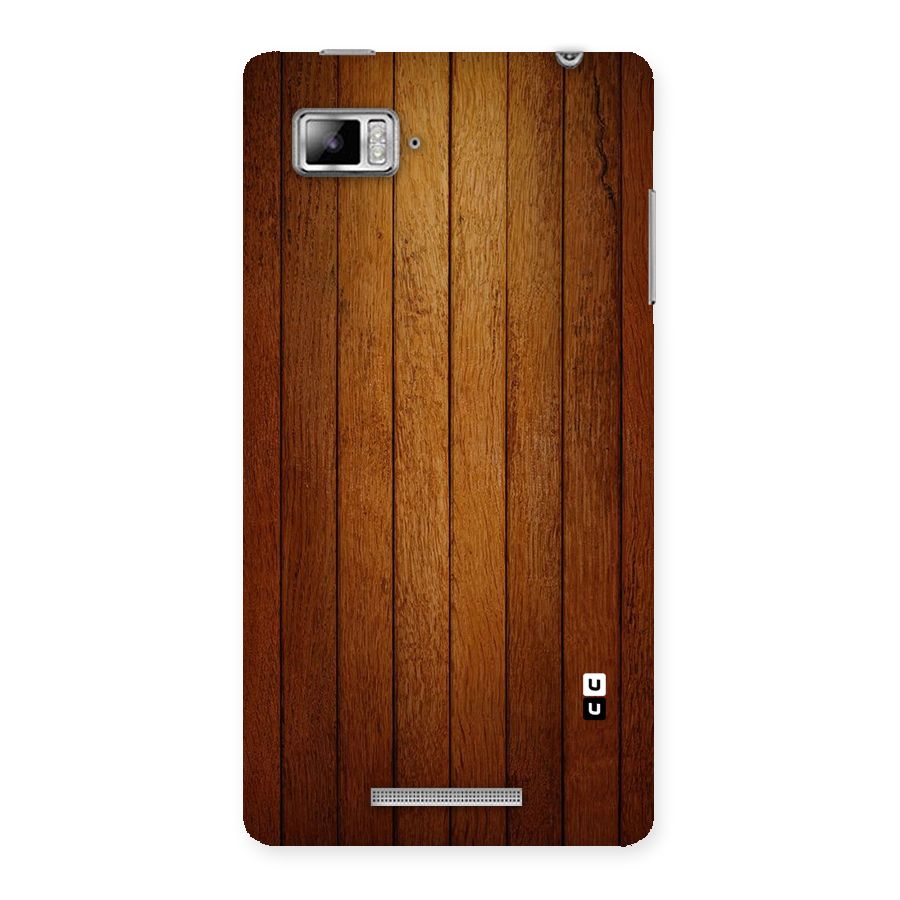 Brown Wood Design Back Case for Lenovo Vibe Z K910