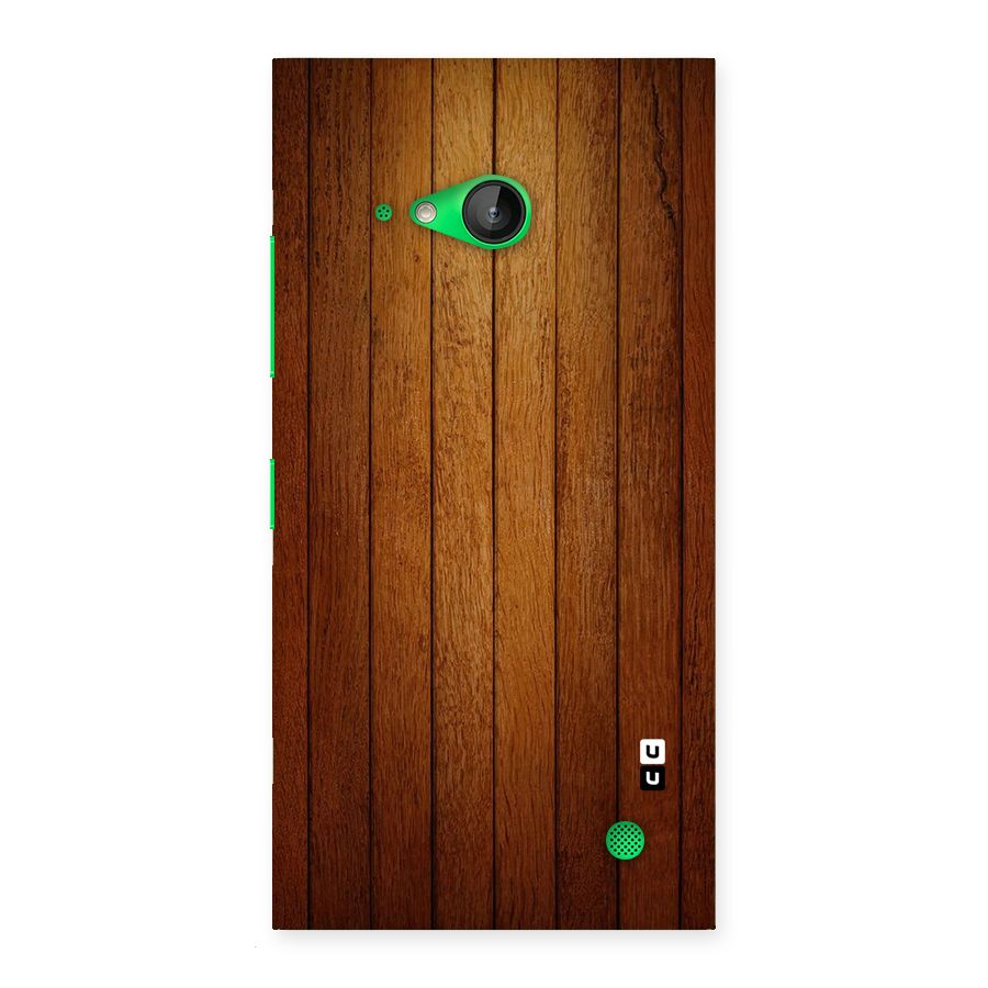 Brown Wood Design Back Case for Lumia 730