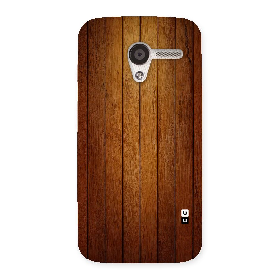 Brown Wood Design Back Case for Moto X