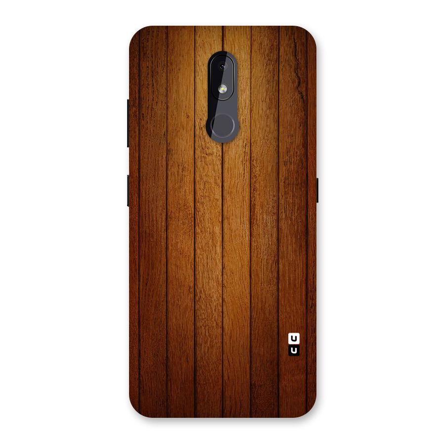 Brown Wood Design Back Case for Nokia 3.2