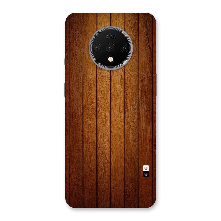 Brown Wood Design Back Case for OnePlus 7T