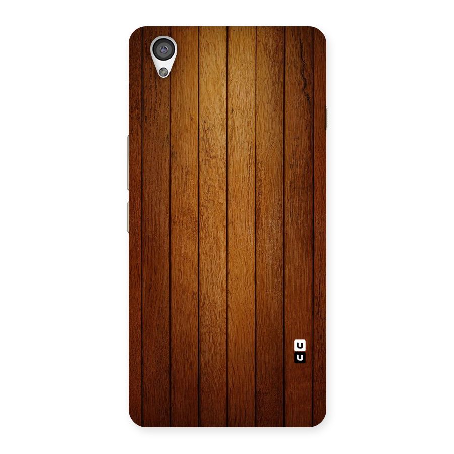 Brown Wood Design Back Case for OnePlus X