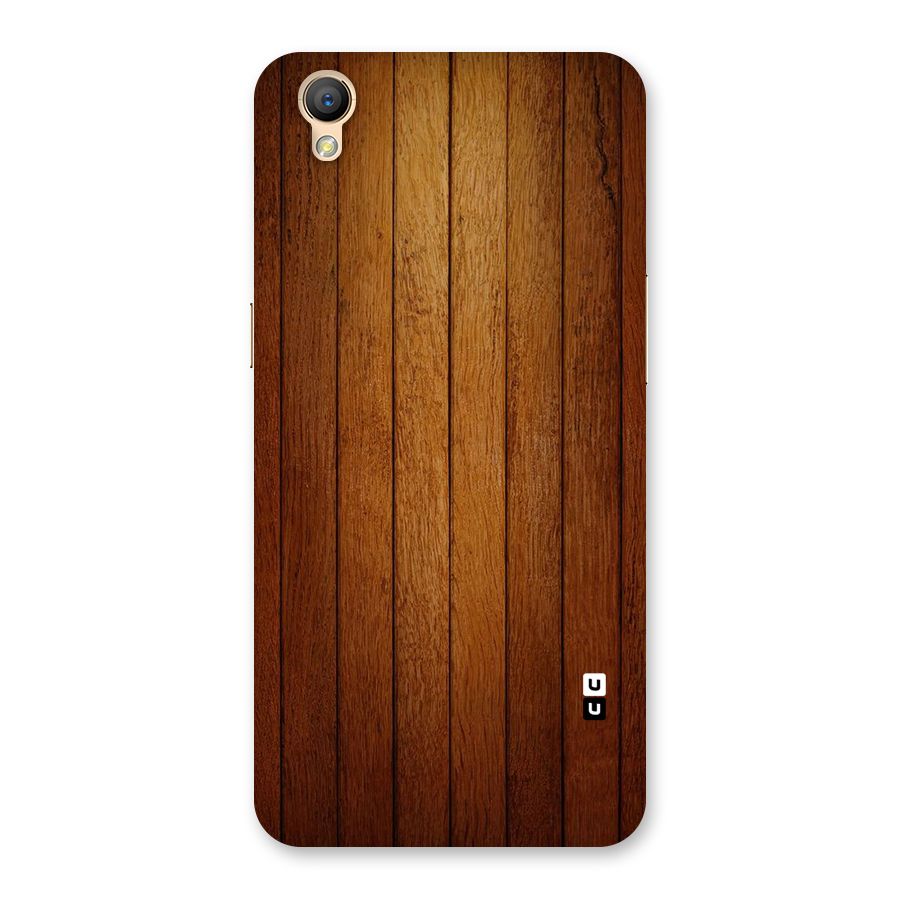 Brown Wood Design Back Case for Oppo A37