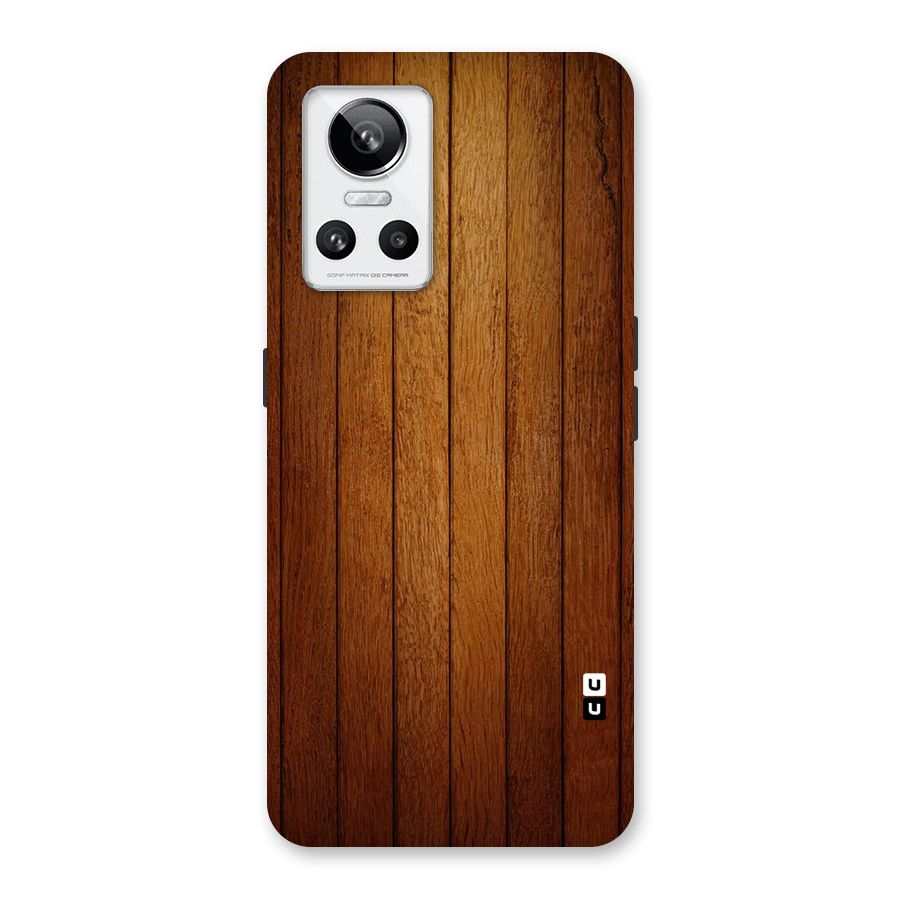 Brown Wood Design Back Case for Realme GT Neo 3