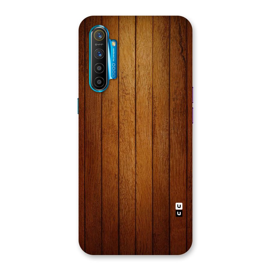 Brown Wood Design Back Case for Realme XT