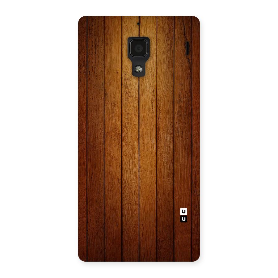 Brown Wood Design Back Case for Redmi 1S