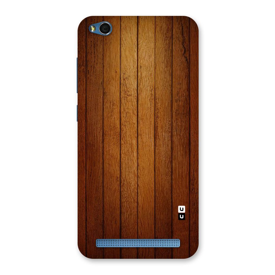 Brown Wood Design Back Case for Redmi 5A