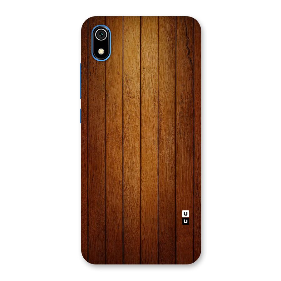 Brown Wood Design Back Case for Redmi 7A