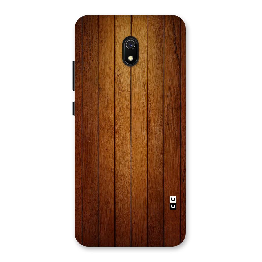 Brown Wood Design Back Case for Redmi 8A