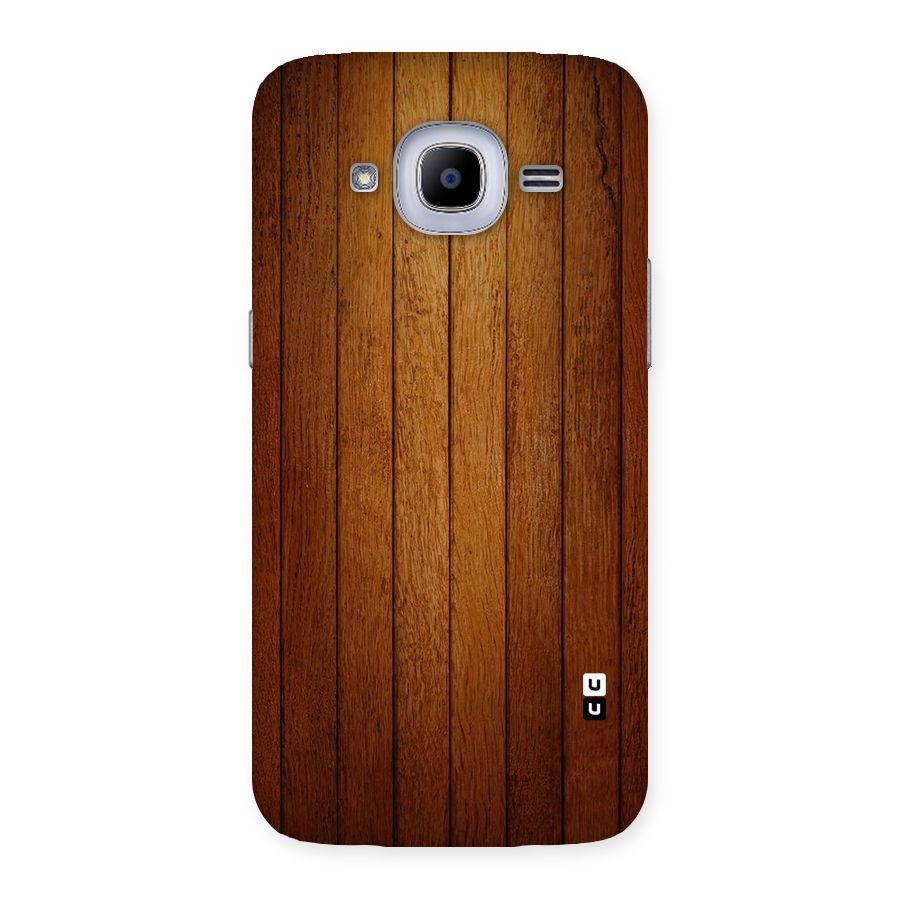 Brown Wood Design Back Case for Samsung Galaxy J2 Pro