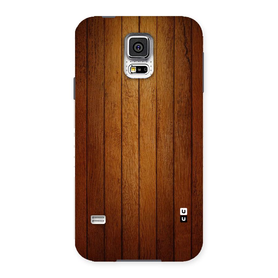 Brown Wood Design Back Case for Samsung Galaxy S5