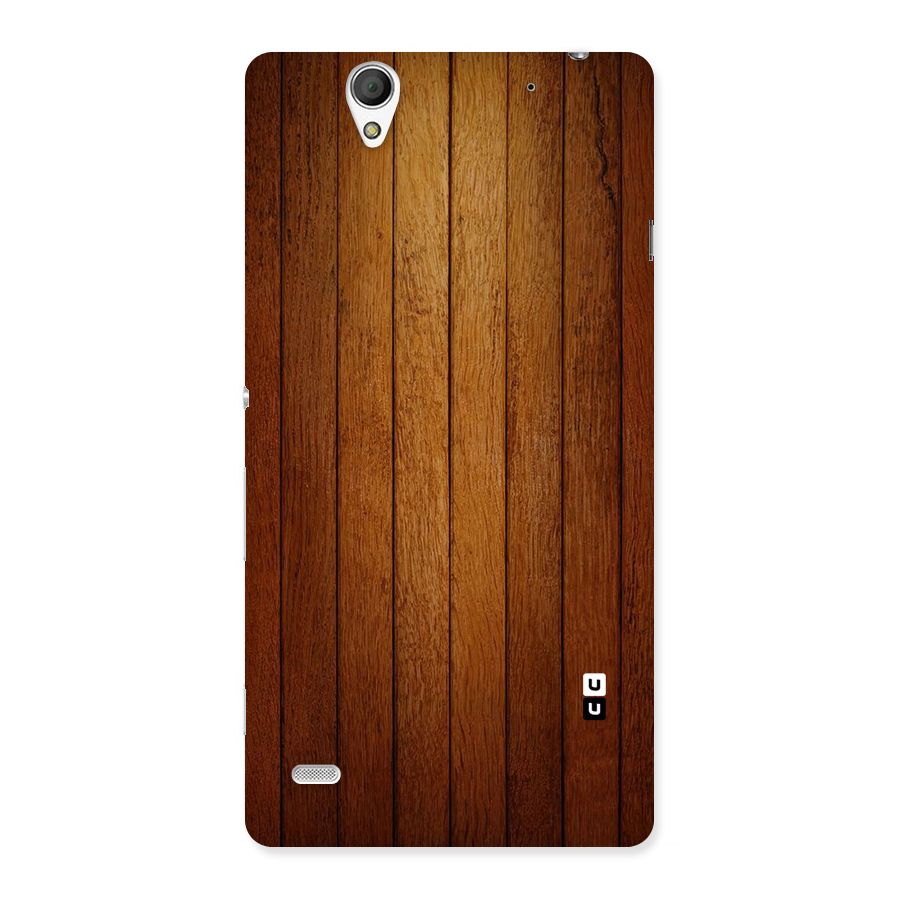 Brown Wood Design Back Case for Sony Xperia C4