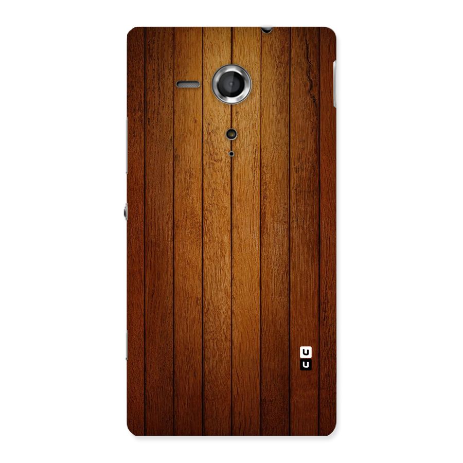 Brown Wood Design Back Case for Sony Xperia SP