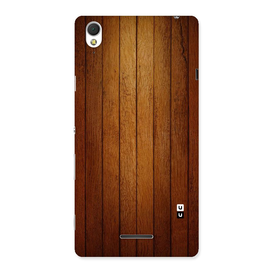 Brown Wood Design Back Case for Sony Xperia T3