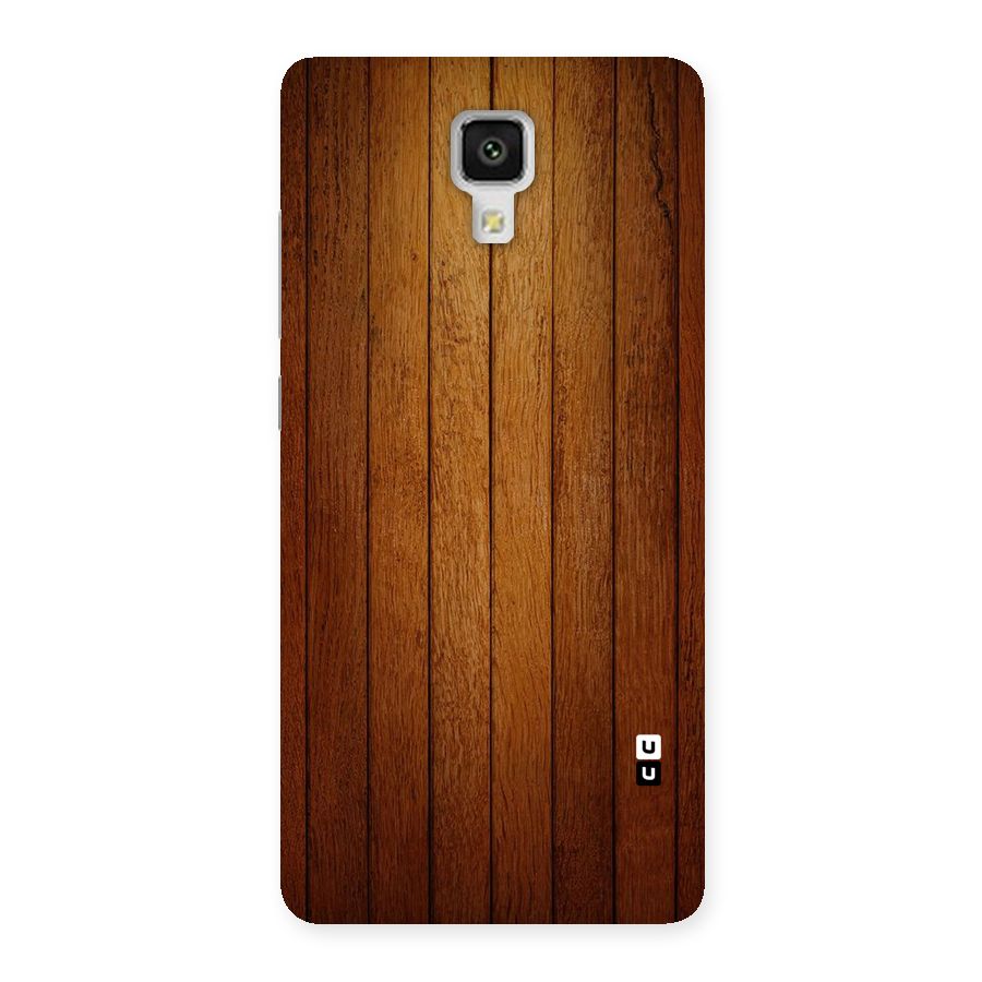 Brown Wood Design Back Case for Xiaomi Mi 4