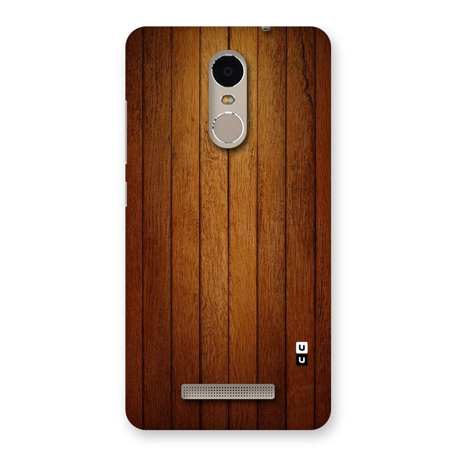 Brown Wood Design Back Case for Xiaomi Redmi Note 3
