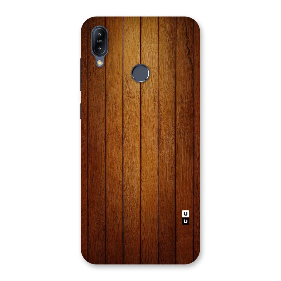 Brown Wood Design Back Case for Zenfone Max M2