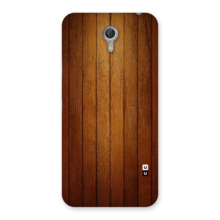 Brown Wood Design Back Case for Zuk Z1