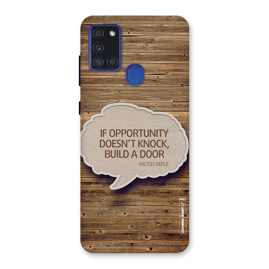 Build Your Door Back Case for Galaxy A21s