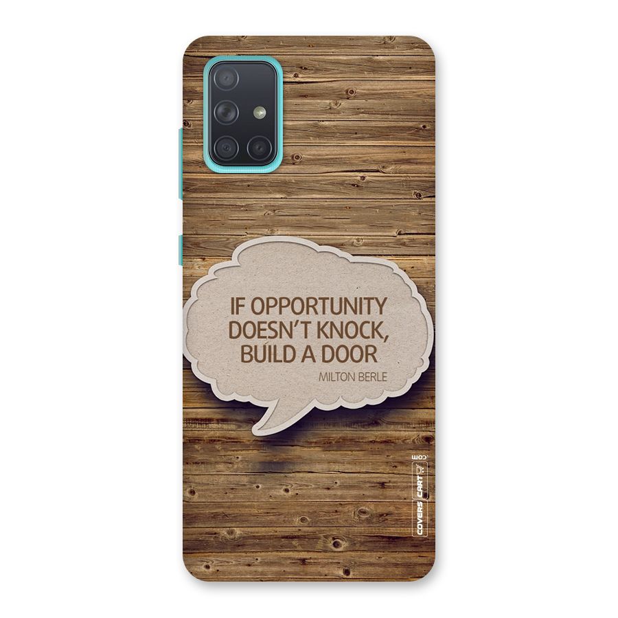 Build Your Door Back Case for Galaxy A71