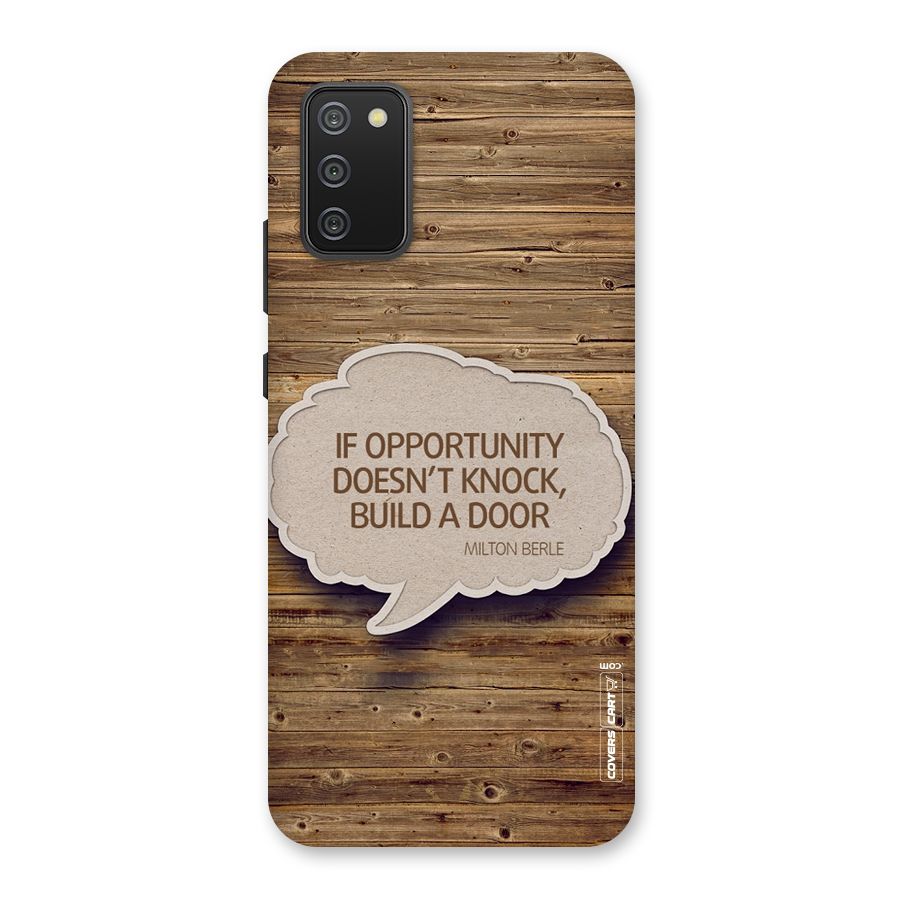 Build Your Door Back Case for Galaxy F02s