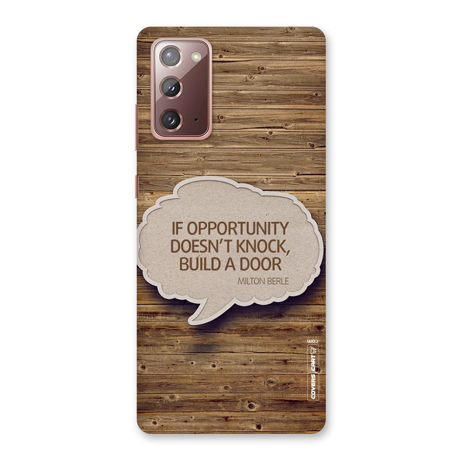 Build Your Door Back Case for Galaxy Note 20