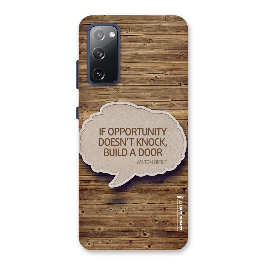 Build Your Door Back Case for Galaxy S20 FE
