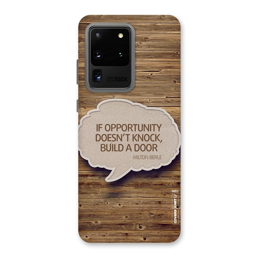 Build Your Door Back Case for Galaxy S20 Ultra