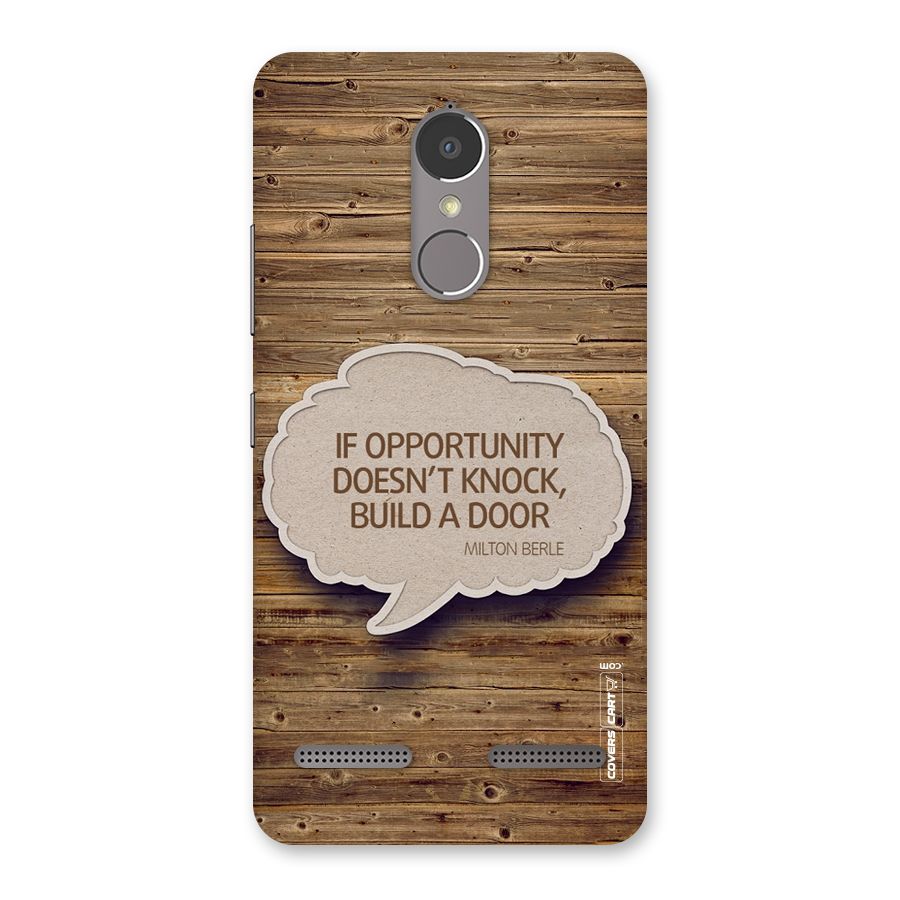 Build Your Door Back Case for Lenovo K6 Power
