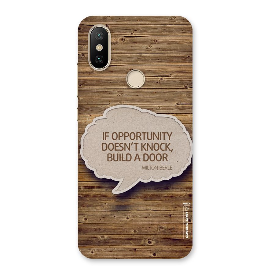 Build Your Door Back Case for Mi A2