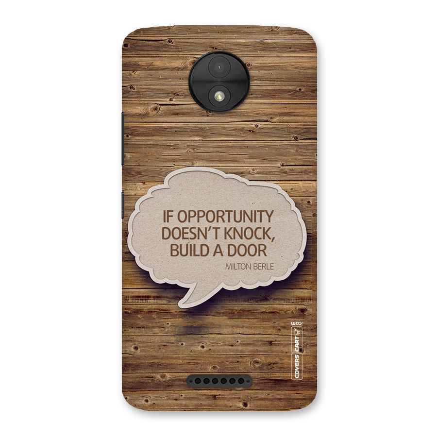 Build Your Door Back Case for Moto C