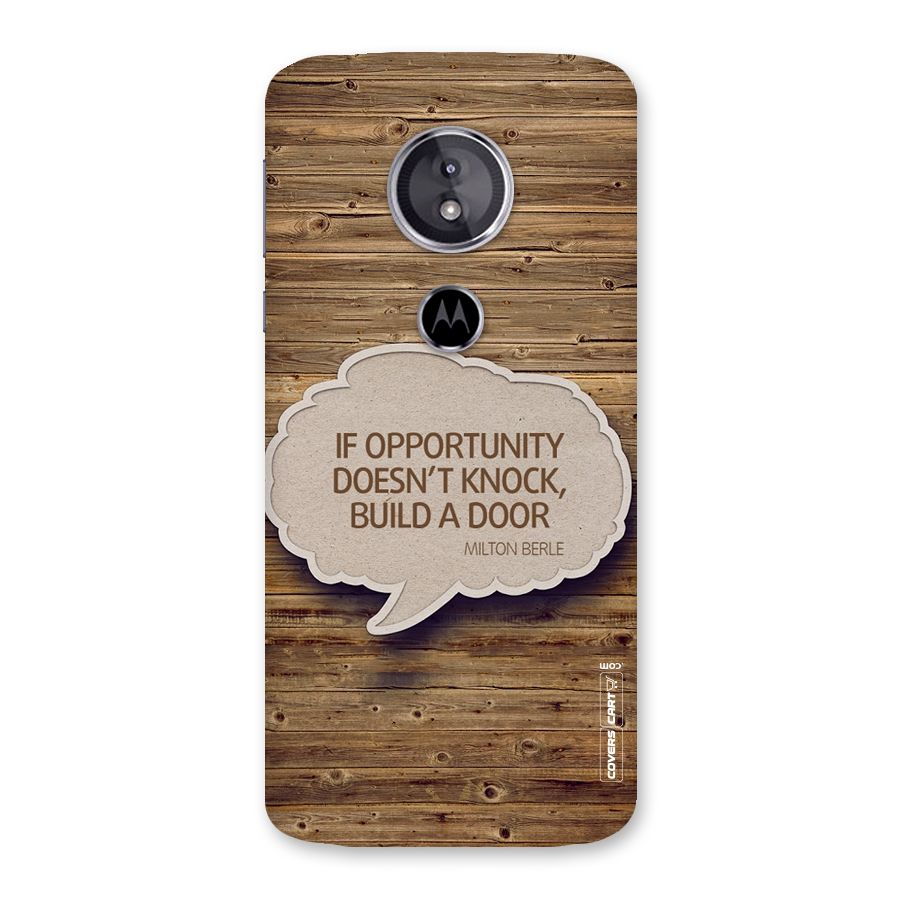 Build Your Door Back Case for Moto E5