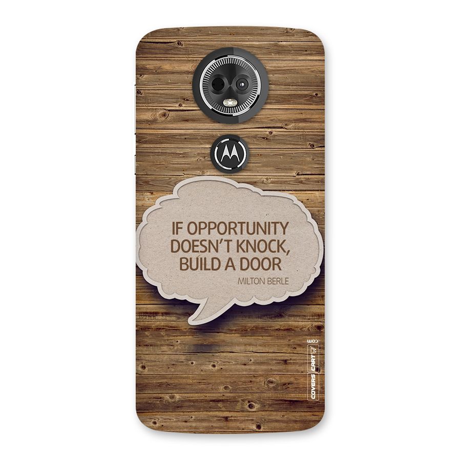Build Your Door Back Case for Moto E5 Plus