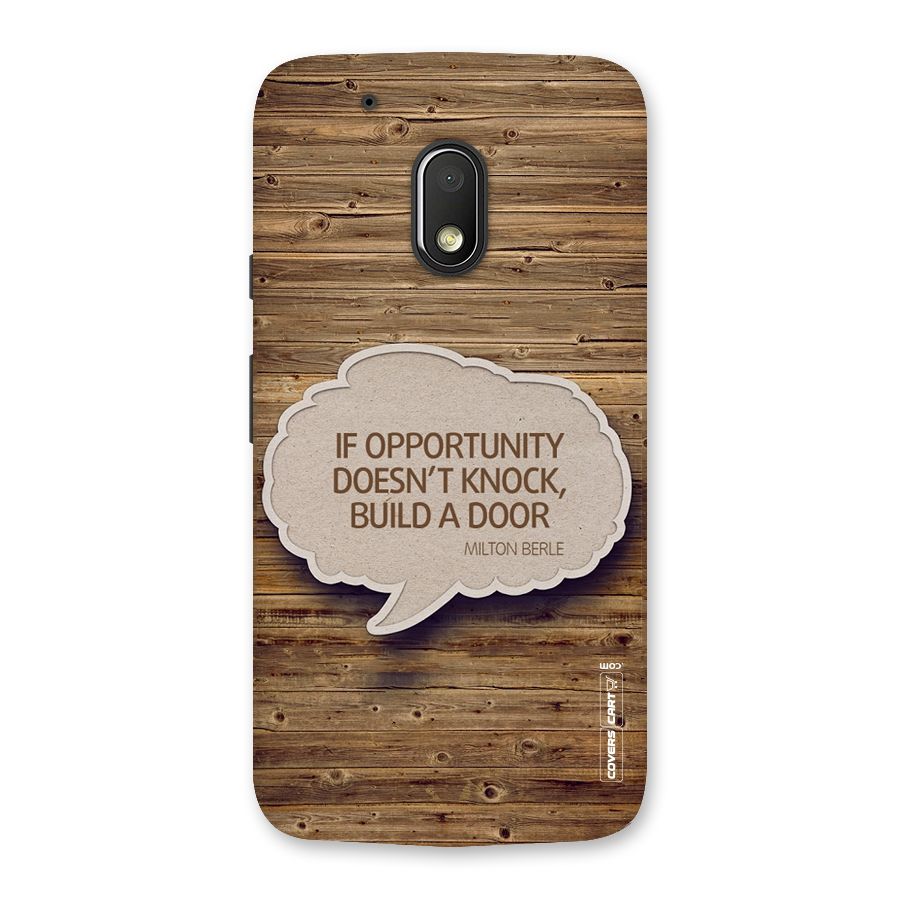Build Your Door Back Case for Moto G4 Play